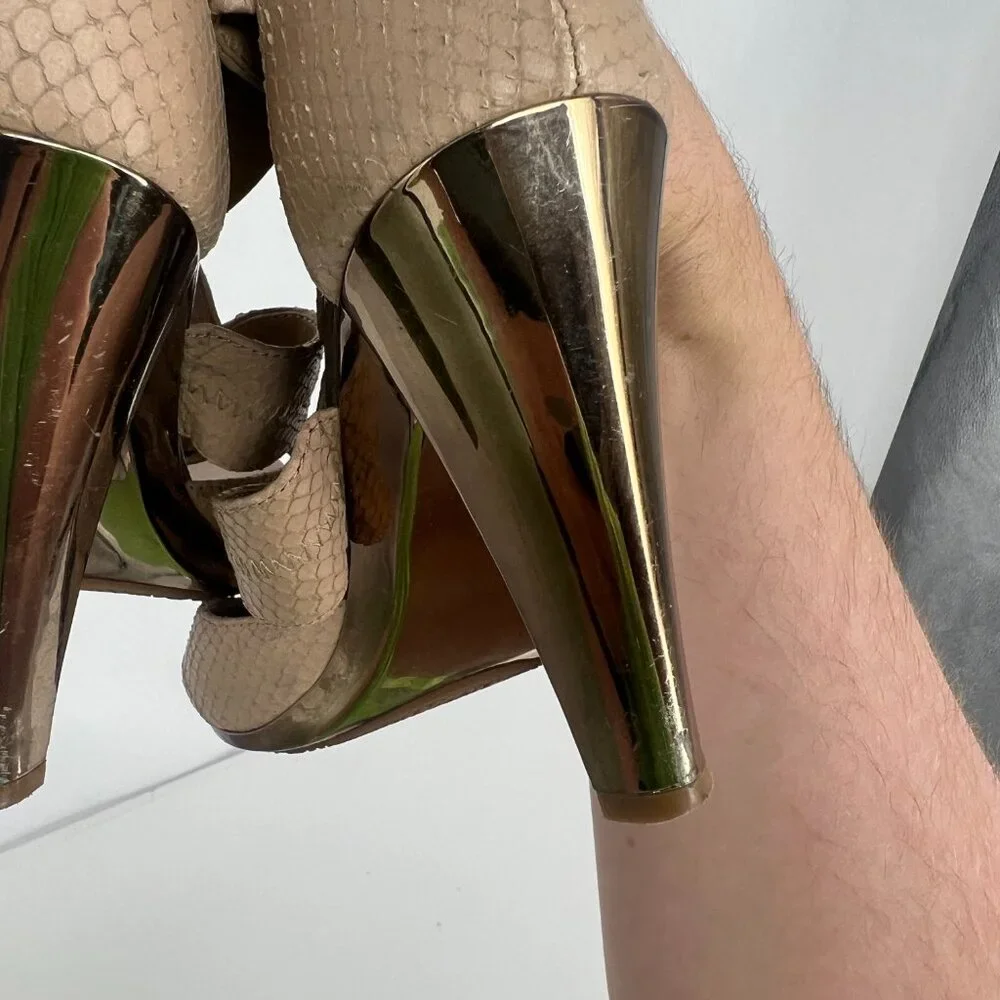 MICHAEL Michael Kors taupe snake